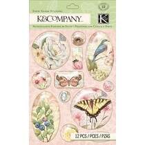 Verzierungen, Embellishments, 12 Teile