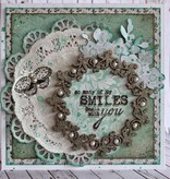 50 doilies in different forms with pretty patterns