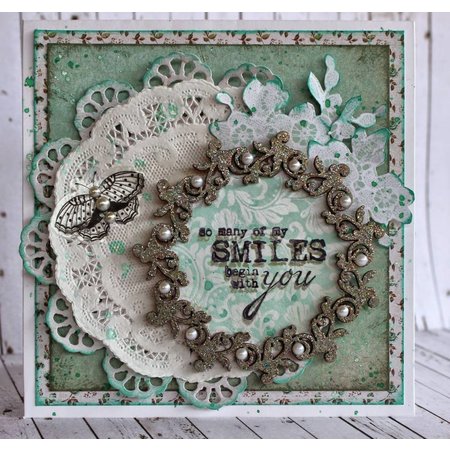 50 doilies in different forms with pretty patterns