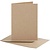 KARTEN und Zubehör / Cards Set: cards and envelopes, card size 7,5x10,5 cm, nature