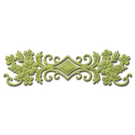Spellbinders und Rayher Spellbinders, stempelen en Embossing Stencil, romantische grens