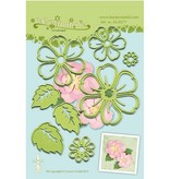 Leane Creatief - Lea'bilities Leabilities, stampaggio - e goffratura stencil, NMulti il ​​fiore fiore 008