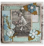 Leane Creatief - Lea'bilities Leabilities, stampaggio - e goffratura stencil, NMulti il ​​fiore fiore 008