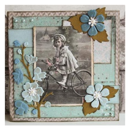 Leane Creatief - Lea'bilities Leabilities, stampaggio - e goffratura stencil, NMulti il ​​fiore fiore 008