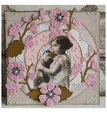 Leane Creatief - Lea'bilities Leabilities, stampaggio - e goffratura stencil, NMulti il ​​fiore fiore 008
