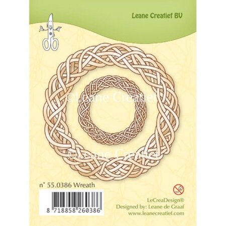 Leane Creatief - Lea'bilities Clear stamps, Leane Creative, Printemps Wreath
