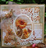 Joy!Crafts und JM Creation Oval die bourbonische Lilien