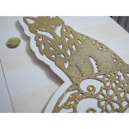 Spellbinders und Rayher Spellbinders, stempelen en Embossing Stencil, Shapeabilitie Inspire vos
