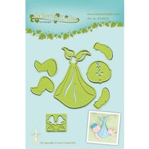Leabilities, perfurando - e estêncil estampagem, baby