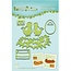 Leane Creatief - Lea'bilities Leabilities, stamping - and embossing stencil Young birds with nest