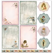 Ontwerpers papier "Child / Baby 4" nostalgie Pur!