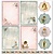 Designer Papier Scrapbooking: 30,5 x 30,5 cm Papier Projeto do papel de "Criança / Baby 4" Pur saudade!