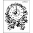 LaBlanche LaBlanche Stamp: Horloge romantique avec des fleurs