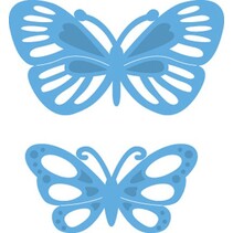 Taglio e goffratura stencil, LR0357, Creatables, farfalle di piccole