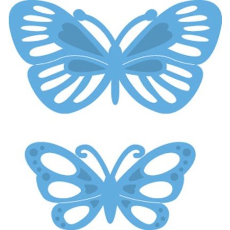 Marianne Design Corte e estampagem estênceis, LR0357, Creatables, borboletas de Miúdo
