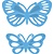Marianne Design Skæring og prægning stencils, LR0357, Creatables, Tiny s sommerfugle