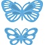 Marianne Design Skæring og prægning stencils, LR0357, Creatables, Tiny s sommerfugle