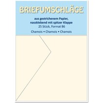 Enveloppes B6, chamois