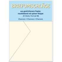Briefumschläge B6, chamois