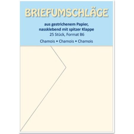 KARTEN und Zubehör / Cards Envelopes B6, chamois