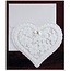 BASTELSETS / CRAFT KITS: Esclusiva cuore carte Edele con un foglio e glitter