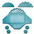 Spellbinders und Rayher Spellbinders, stempelen en Embossing Stencil, Shapeabilities voor 3 verschillende mini envelop