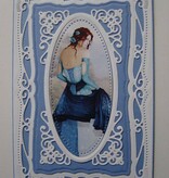 Spellbinders und Rayher Spellbinder, estampado y cliché de estampado, marco Pretty decorativo