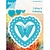 Joy!Crafts und JM Creation Joy Crafts, stempling - og prægning stencil, Filigränes hjerte med sommerfugl