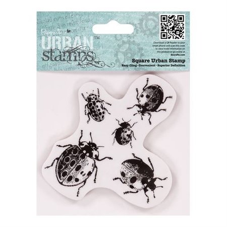 Docrafts / Papermania / Urban Rubber stamp, coccinelle