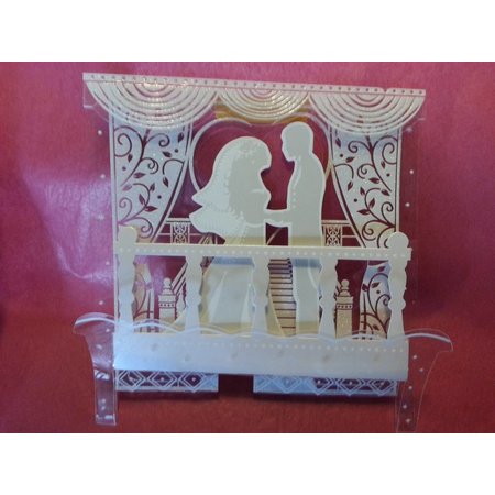 BASTELSETS / CRAFT KITS: ExclusivePop-Up Cartões de casamento pano de fundo