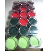 FARBE / INK / CHALKS ... Embossingspulver, 1 pot 28 ml, de selectie van de vele kleuren