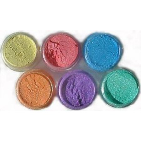 FARBE / INK / CHALKS ... SET Cosmic Shimmer, 6 farver + sprayflaske børste +