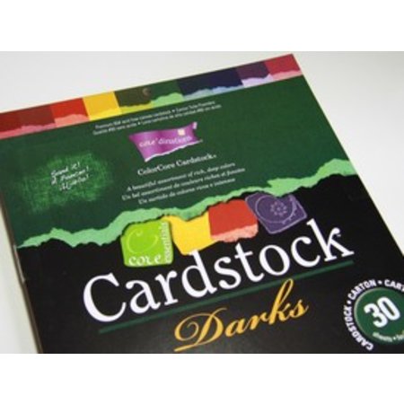 DESIGNER BLÖCKE  / DESIGNER PAPER ColorCore kartong, A4, 30 ark, Darks