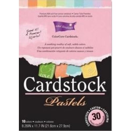 DESIGNER BLÖCKE  / DESIGNER PAPER ColorCore Cardstock, A4, 30 Bögen, Pastels