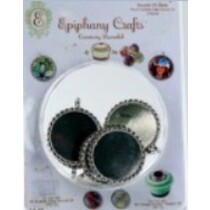 Metal Charms, rond 25mm