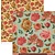 Designer Papier Scrapbooking: 30,5 x 30,5 cm Papier Designer Paper Roses