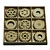 Objekten zum Dekorieren / objects for decorating Tandwielen 30 delen in een houten doos !! 10.5 x 10.5 cm