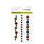 Crealies und CraftEmotions Clear stempels, bloemen randen Folklore