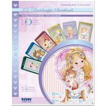 3D-Bastel-Komplettset in Buchform, Sweetheads, ganzjährig für 24 Karte
