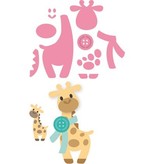 Marianne Design Marianne Design, ponsen en embossing sjabloon, Verzamelingen - Eline's Giraffe