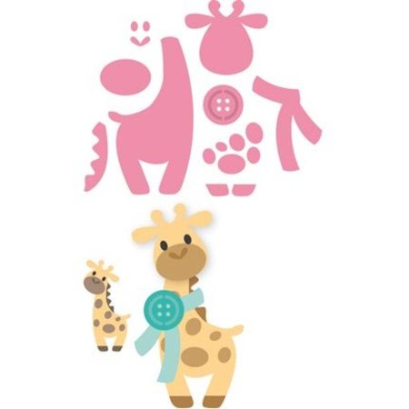 Marianne Design Marianne Design, punzonatura e goffratura template, Collezionismo - Giraffe di Eline