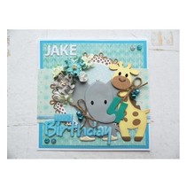Marianne Design, punching and embossing template, Collectables - Eline's Giraffe