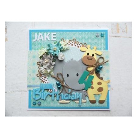 Marianne Design Marianne Design, punching and embossing template, Collectables - Eline's Giraffe