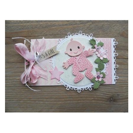 Marianne Design Marianne Design, estampage et gaufrage pochoir, Collectables - Baby de Eline