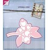 Joy!Crafts und JM Creation Alegría Crafts, perforación - y la plantilla de estampado amor de la primavera, flores / las bayas