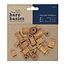 Embellishments / Verzierungen 22 Mini bobines en bois nostalgiques
