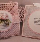 Precious Marieke Cutting en embossing stencils, Romance collectie, oude waterpomp