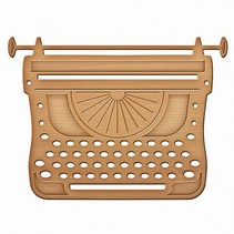 Spellbinders, punching and embossing template Writing Machine
