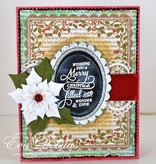 JUSTRITE AUS AMERIKA Justrite, Gummi Stempel, Holly Frame