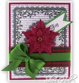 JUSTRITE AUS AMERIKA Justrite, gummistempel, Holly Frame